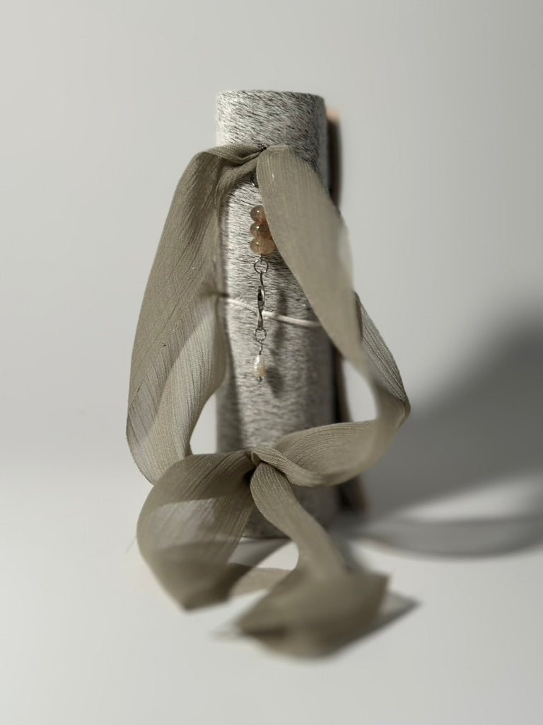 The Archive / Silver Ombré Trifold Hair On Cowhide Journal — Pocket