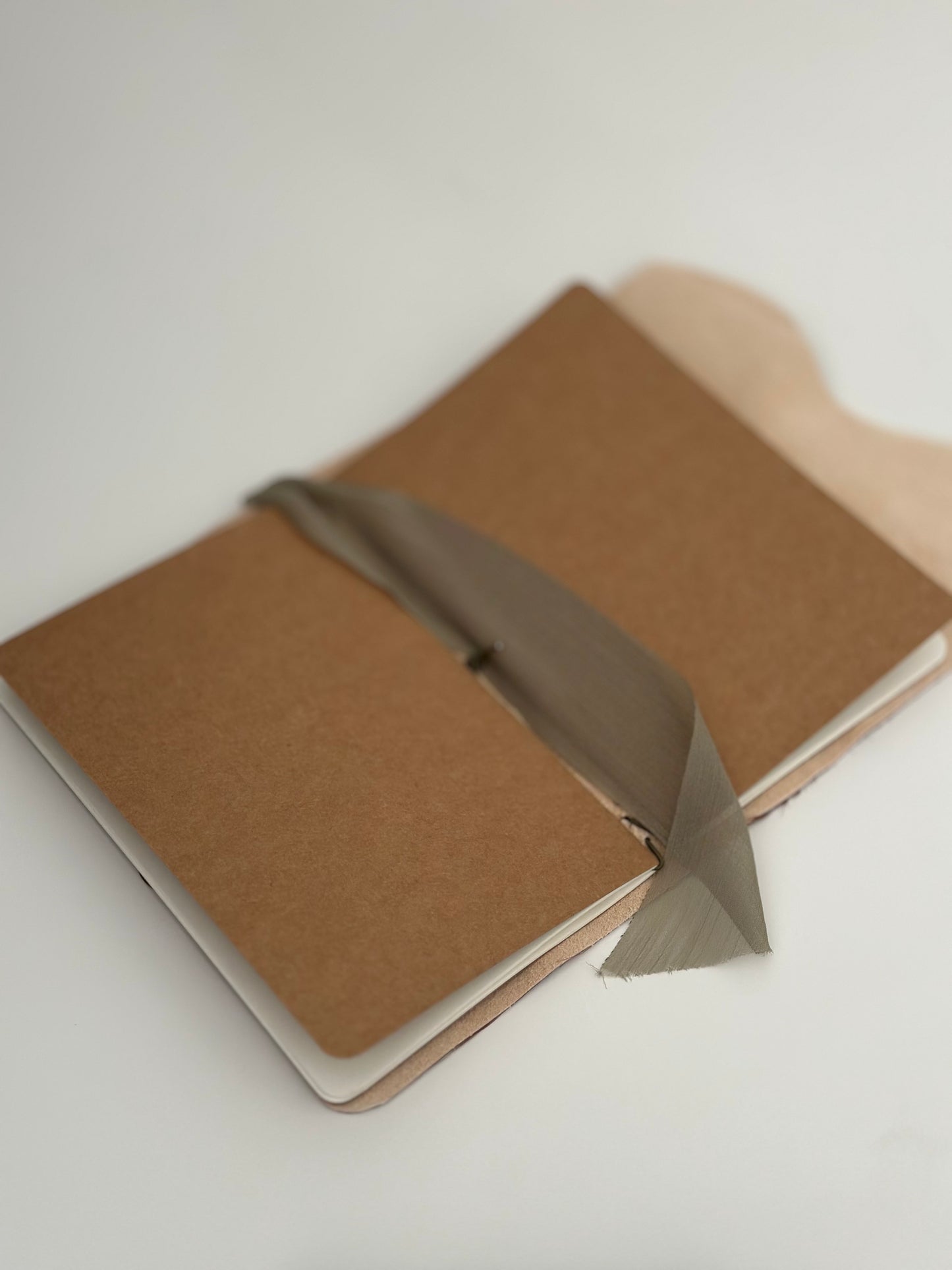 The Archive / Burnt Sienna Trifold Hair On Cowhide Journal — XL
