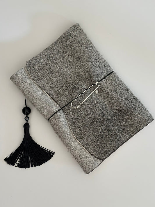 The Archive / Silver Ombré Trifold Journal  — XL