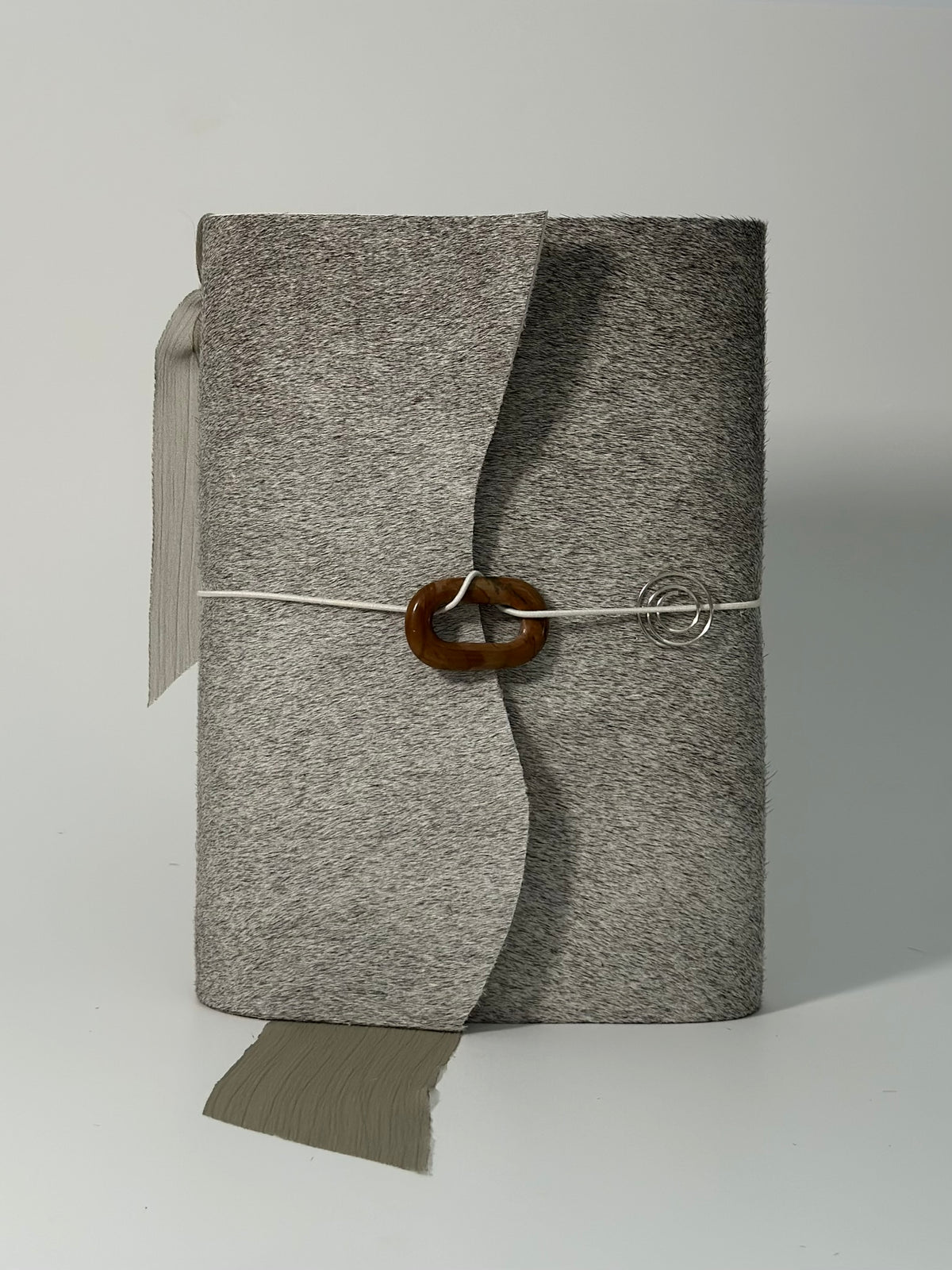 The Archive / Silver Ombré Trifold Journal  — XL