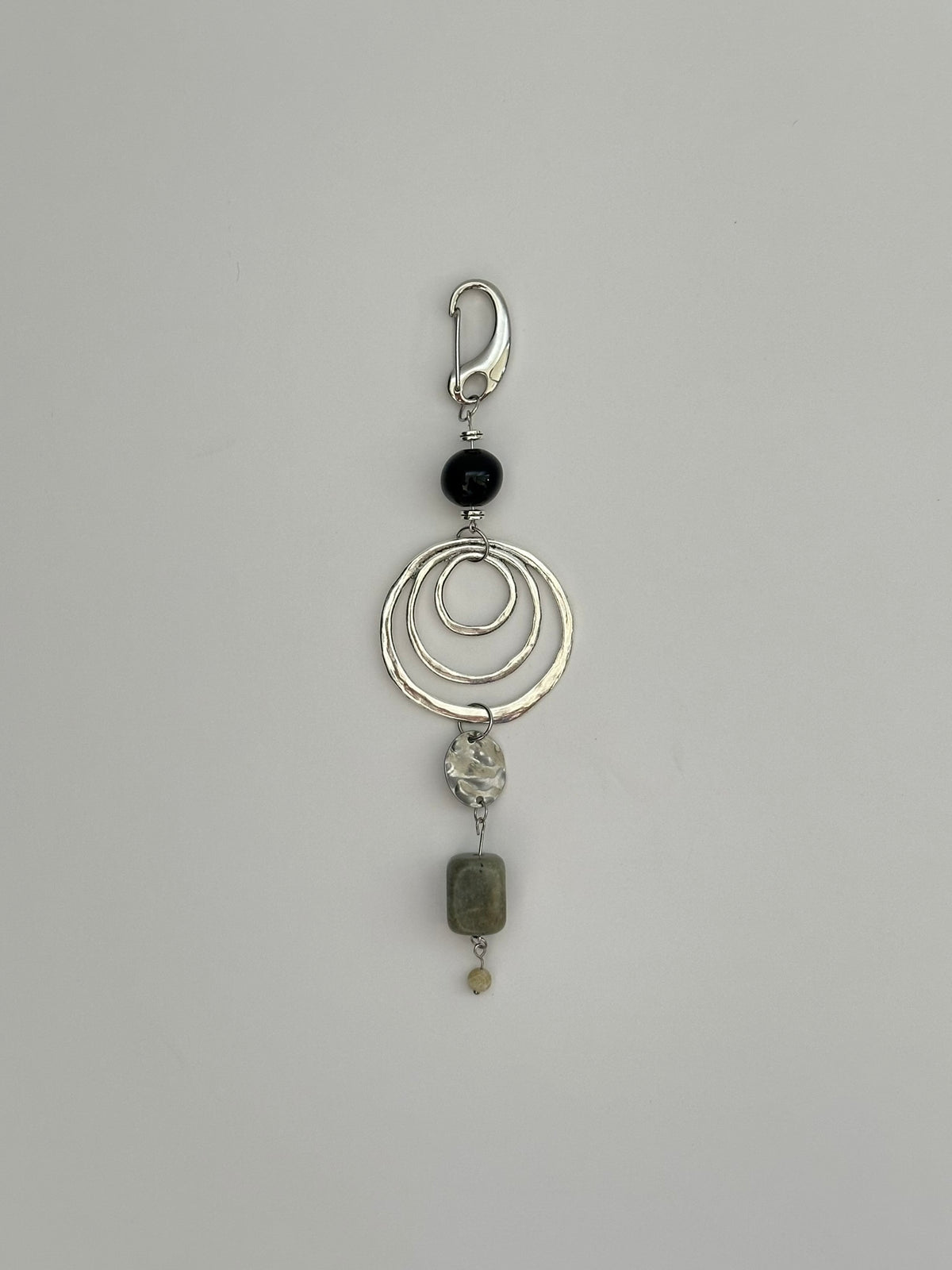 Labradorite Orbit Bag Charm